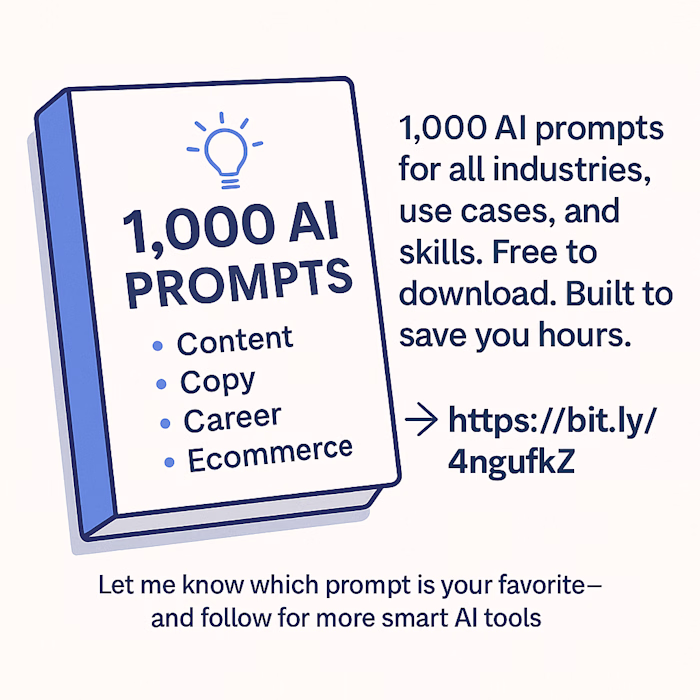 1,000 AI Prompts Vault for Creators & Coaches