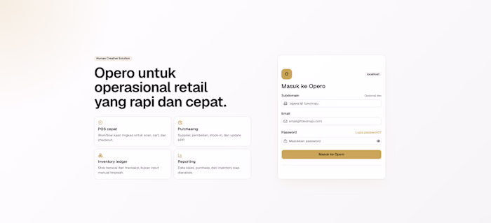 Opero — Cloud-Native Multi-Tenant POS