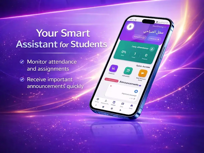 Smart University App with QR