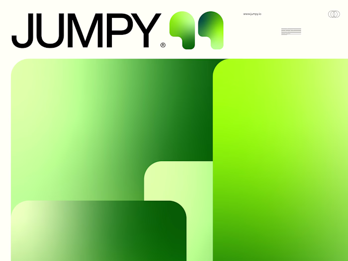 Logo design for Jumpy - an AI agent and a video conferencing...