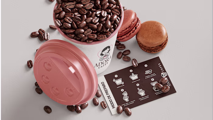 Adora Café | Brand Design | Logo Coffee