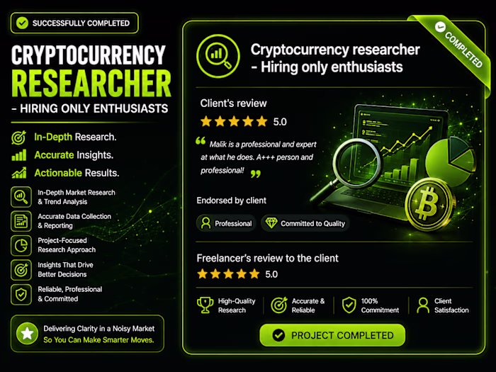 Web3/Cryptocurrency Researcher