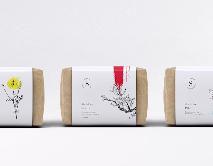 Starneer: Olive Oil Soap Packaging