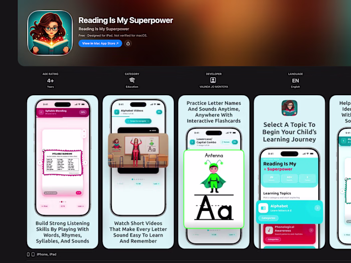Reading Is My Superpower — Premium iOS Flashcard App