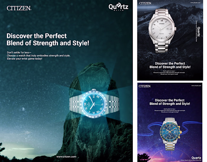 Citizen Watch Visual Campaign