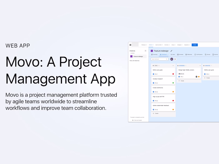 Web App Design for a Task and Workflow Management Platform