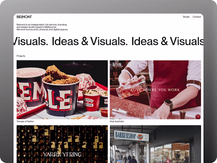 Belmont Melbourne Website Revamp