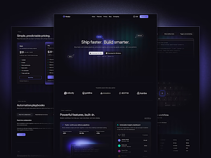 Runlyx - Premium SaaS Website