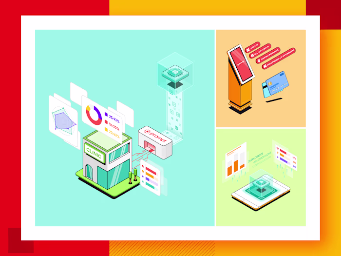 PromptHealth: Isometric Illustration for AI HealthTech