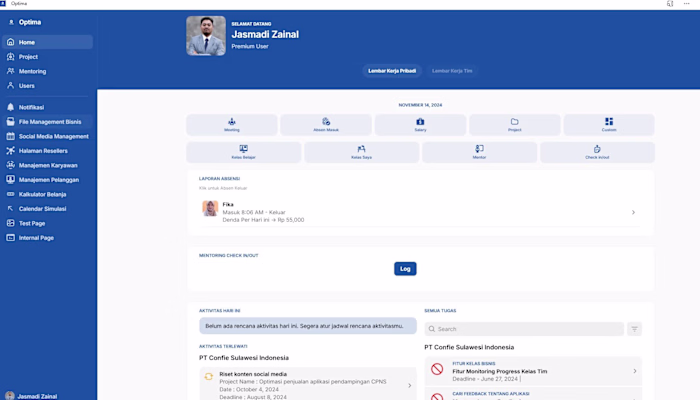 Business & Project management Tools project