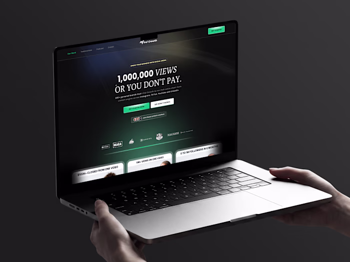 Designed a funnel page in