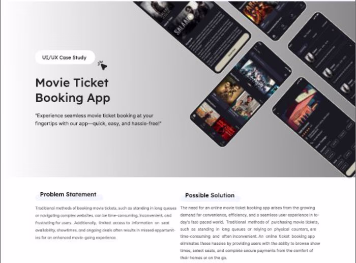CineEase makes movie booking fast and effortless. Browse the...