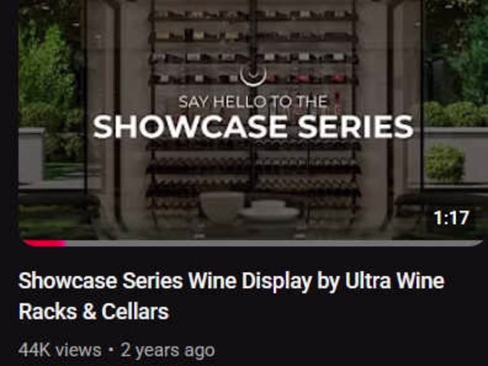 Wine Display Promo | 44K Views - Brand Video