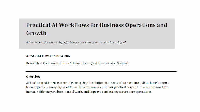 Practical Guide to enable AI