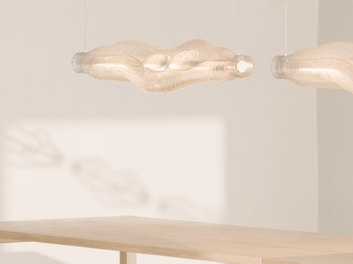 Knit, hanging light — JOACHIM FROMENT