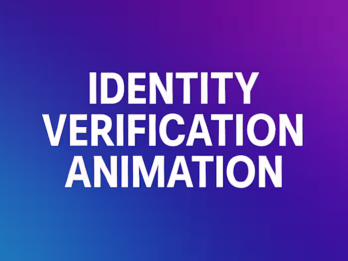 Identity Verification Suite Animation for Microblink