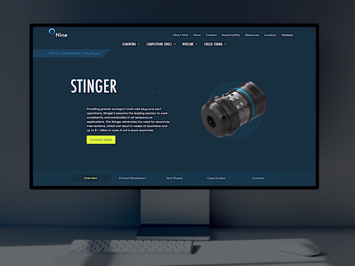 Nine Energy Website and Brand Elevation