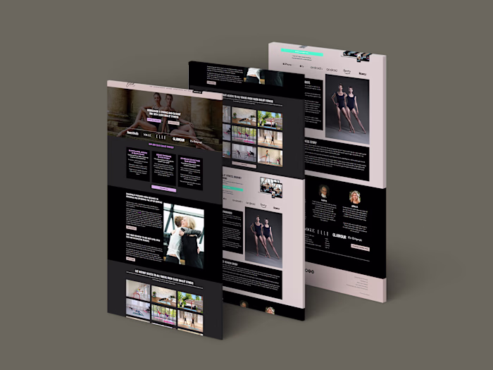 Kajabi Website & Membership Funnel for Sleek Ballet Fitness