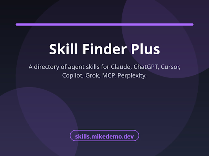 Skill Finder Plus