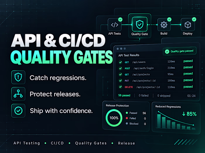 API Testing & CI/CD Quality Gates — SaaS Demo Project