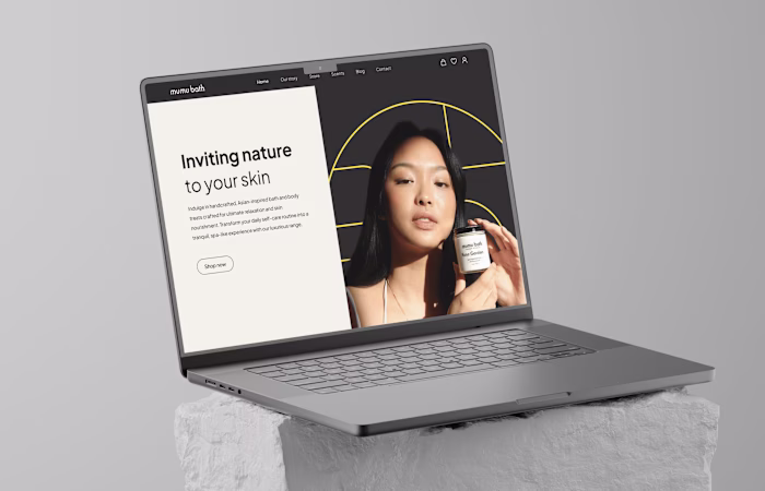 Mumu bath Web Design