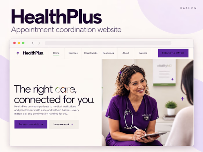 HealthPlus — Appointment Coordination Website