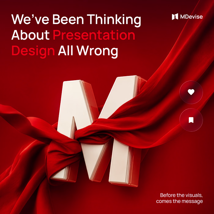 Most people think presentation design