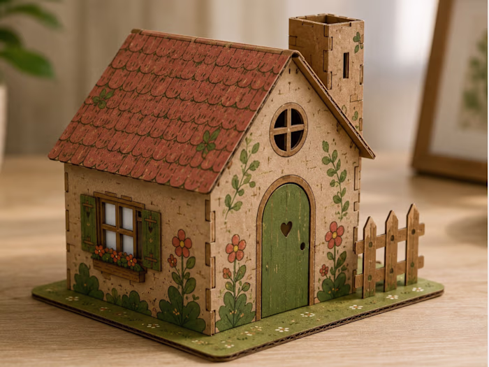 DIY Cardboard House Kit |