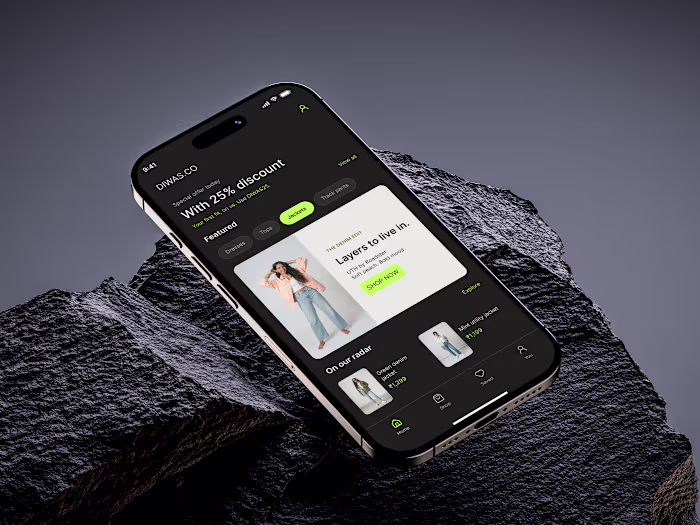 Shopping E-commerce Mobile App UI UX Design