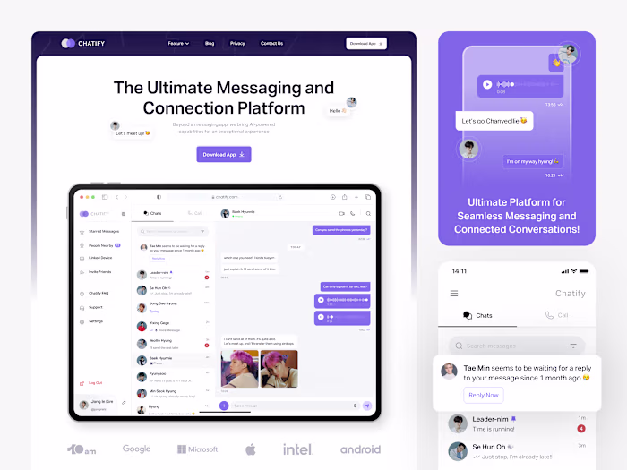 Chatlify Messaging Platform Design