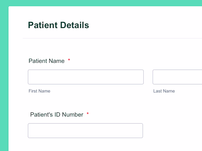 Pre-Anaesthesia Patient Forms