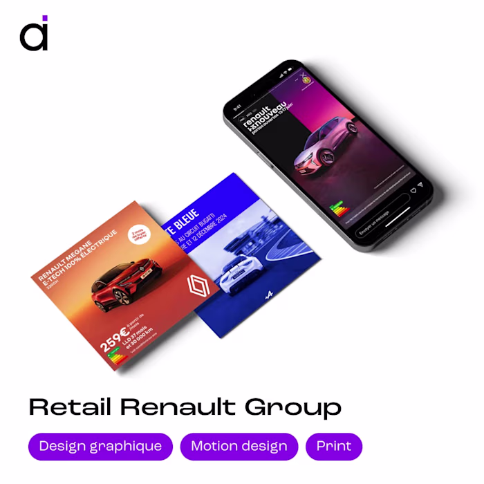 Graphic designer at Renault