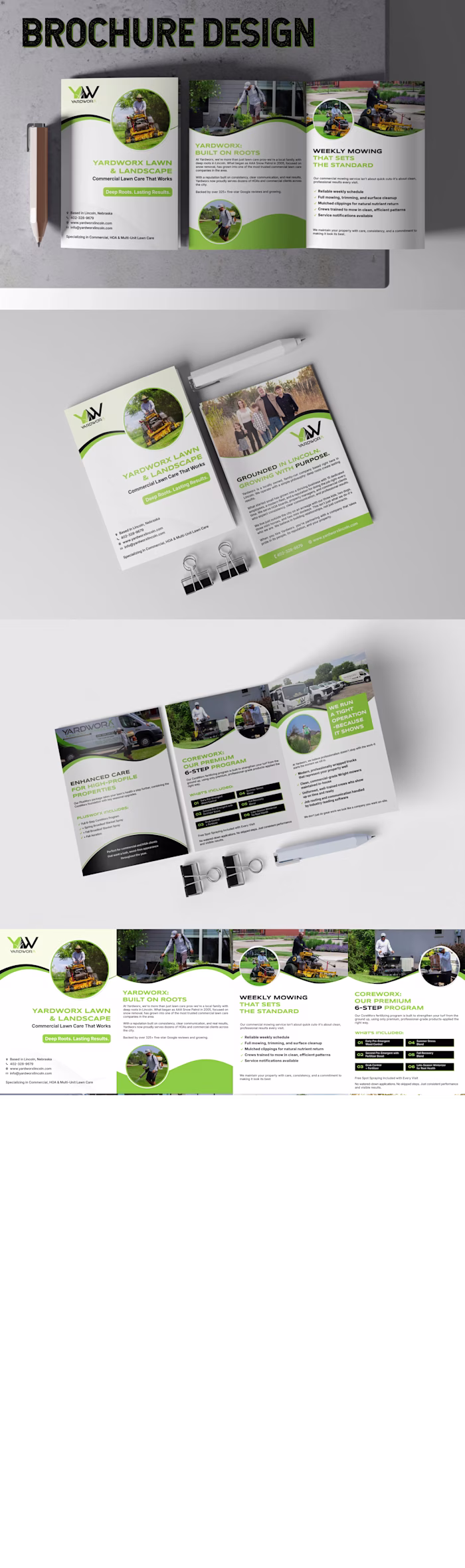 Brochure Design for Yardworx Commercial
The