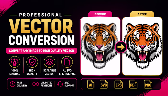 Need a professional vector tracing