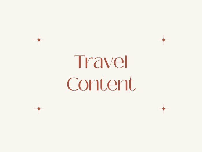 Travel Content