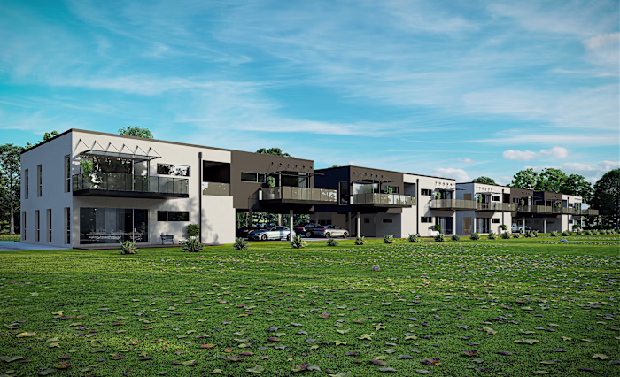 Duplex apartments compound 