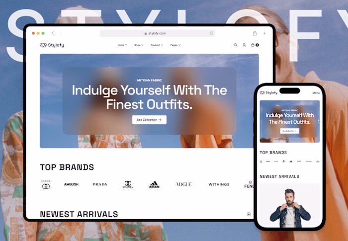 Fashion E-commerce Landing Page