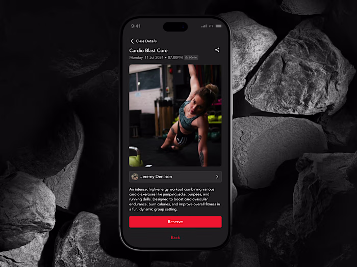 Fitness Mobile App Design with Figma
