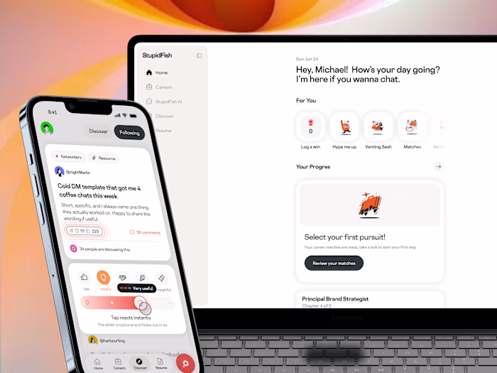 StupidFish — Design System & Documentation | Mobile & Desktop