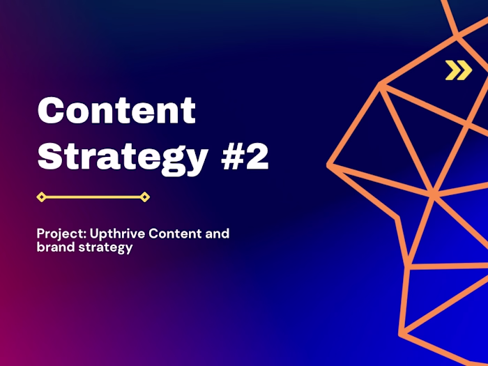 Upthrive's Content Strategy & Brand Positioning