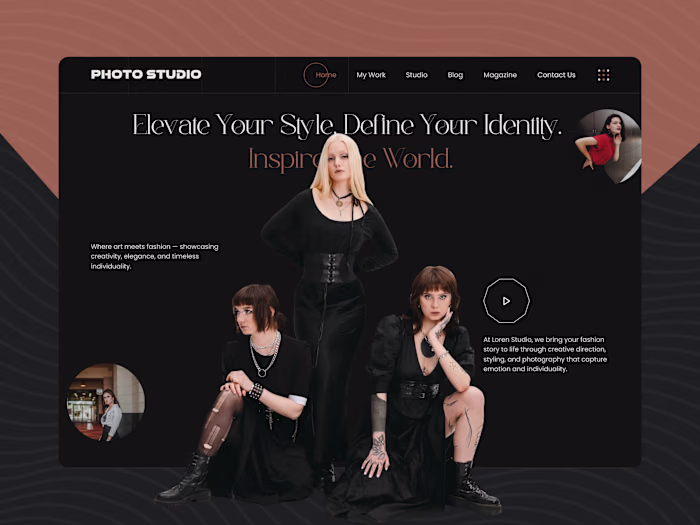 📸 Frame the Story — A Modern Photography Studio Website