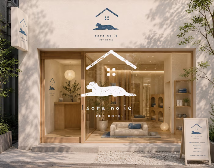 SORA NO IE — Premium Pet Hotel Branding