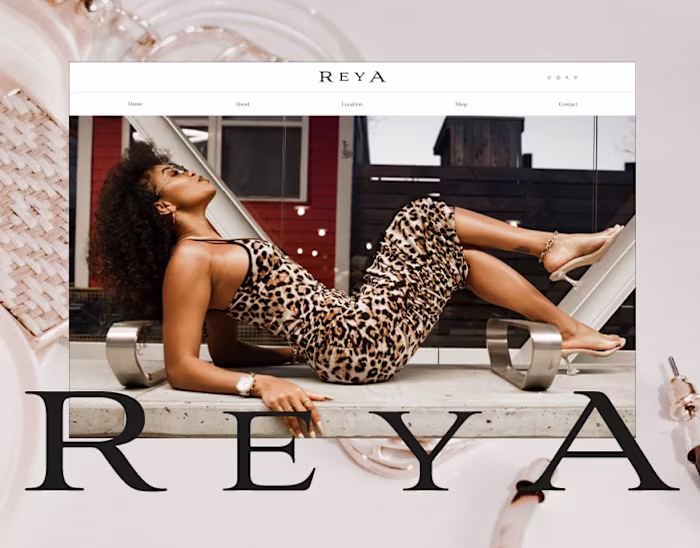 UI/UX Web Design - REYA