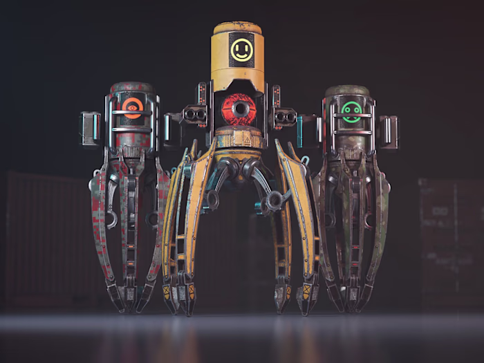 Characters for 3D Game with rigging Animation (game development)