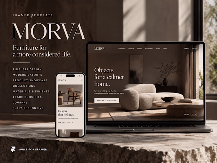 Just launched MORVA a premium