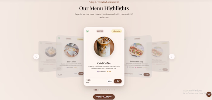 ☕️ Currently working on: Café