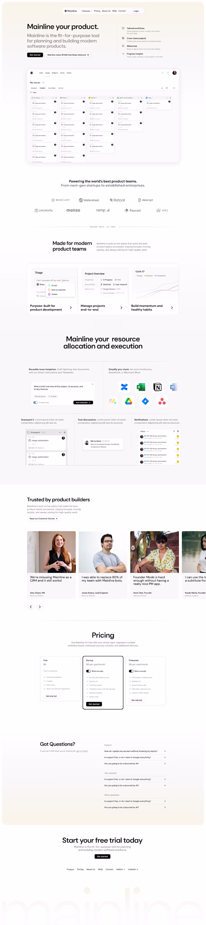 Streamline Project Management with Mainline Template Launch