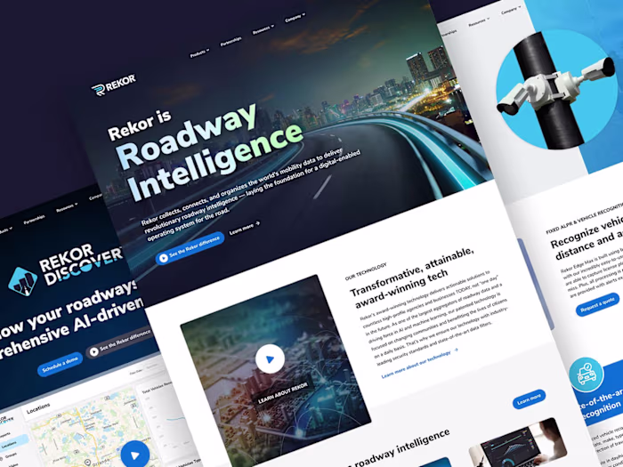 Designing Rekor's Cutting-Edge Website