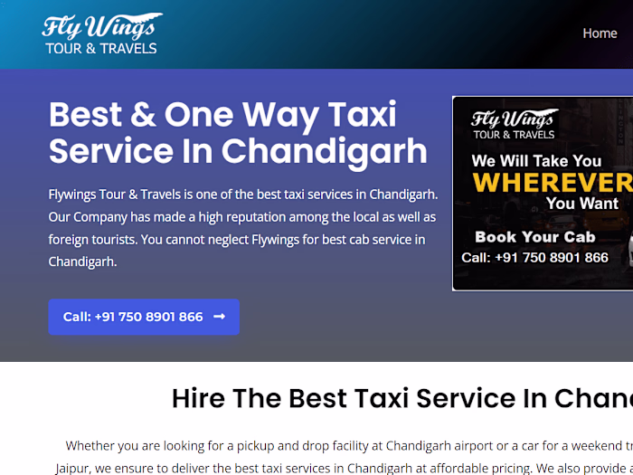 Best Taxi Service in Chandigarh | One Way & Outstation Taxi Ser…