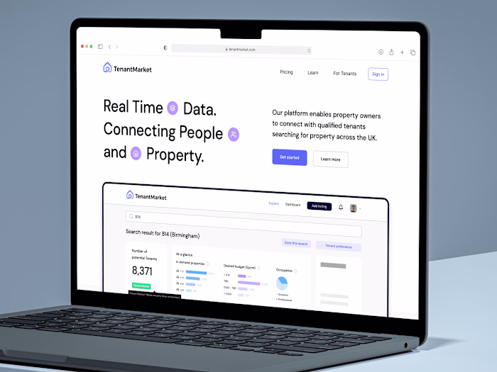 TenantMarket: UK real estate platform